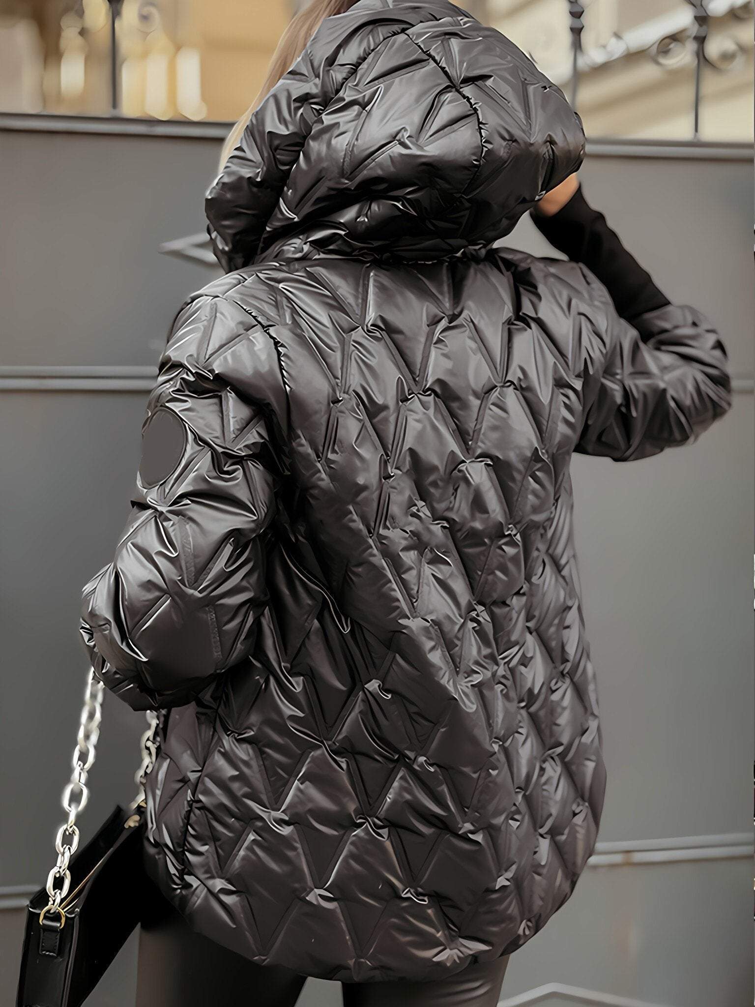Teri™ - Eine Warme, Elegante Winterjacke mit Kapuze für den Alltag - Image 12