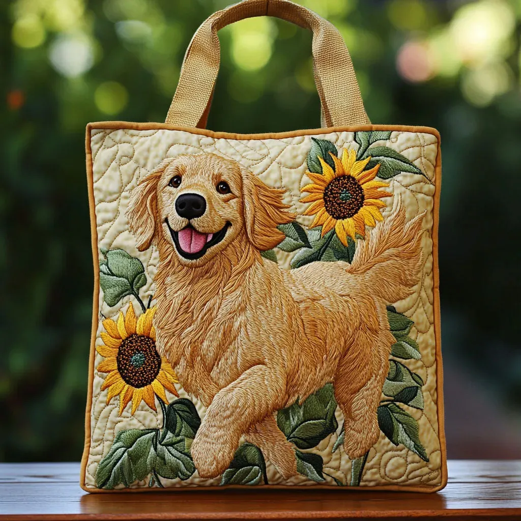 Handgefertigte Tasche - Golden Retriever