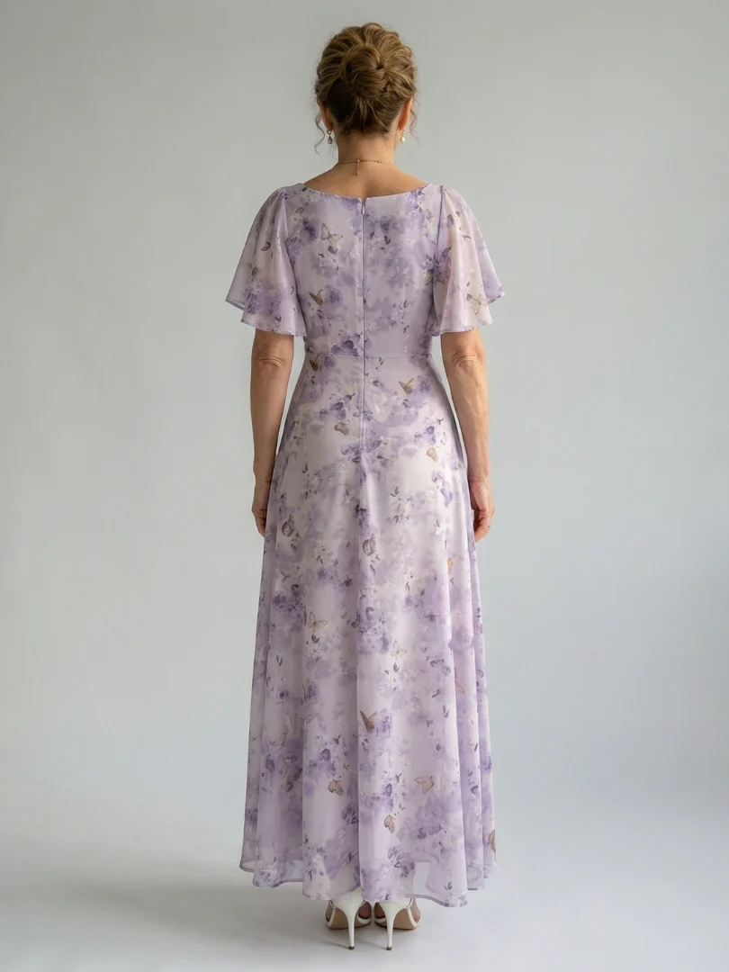 Vaelis - Midikleid mit Volantärmeln - Image 4