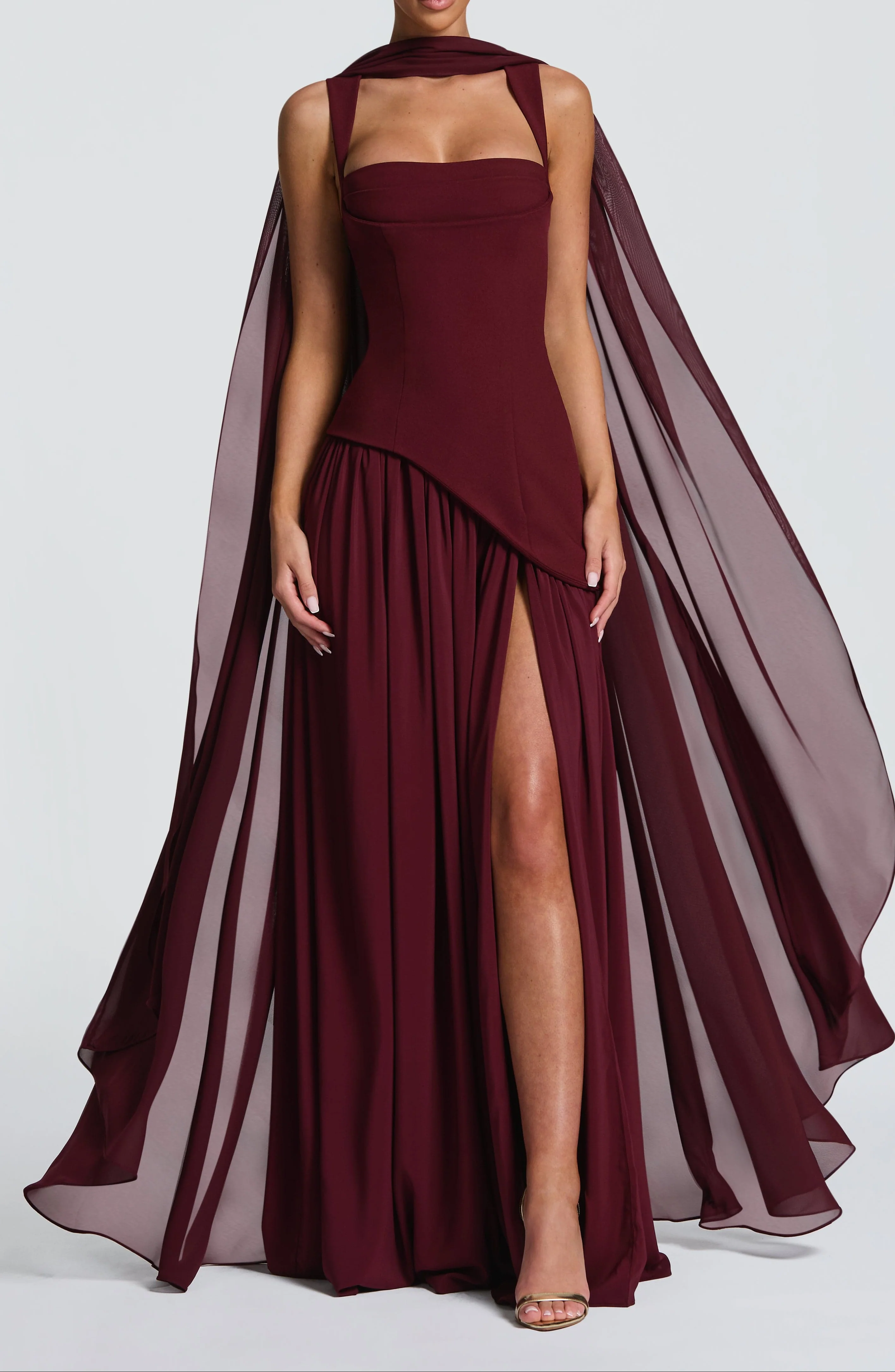 Valena™ -  Elegantes Langes Kleid - Image 6