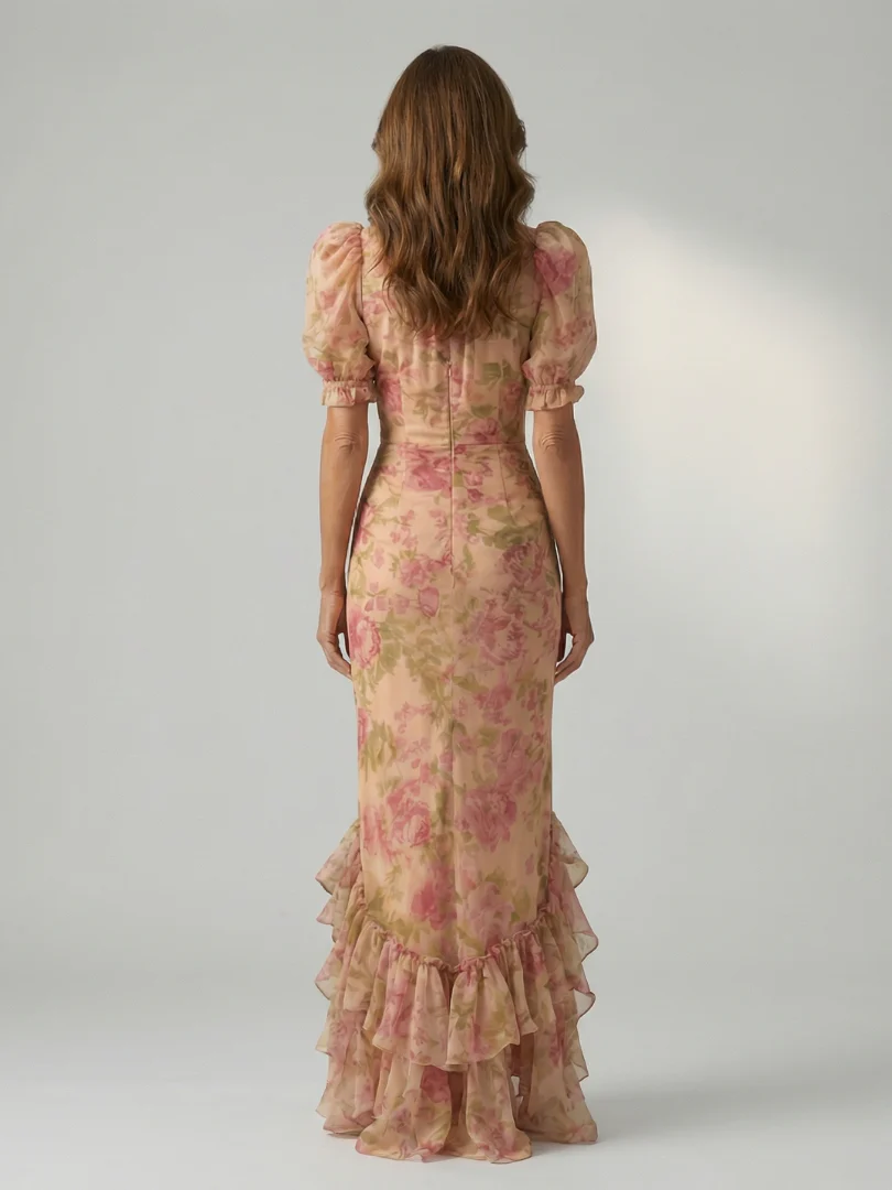 Vianne - Maxikleid mit weichem Stehkragen - Image 4