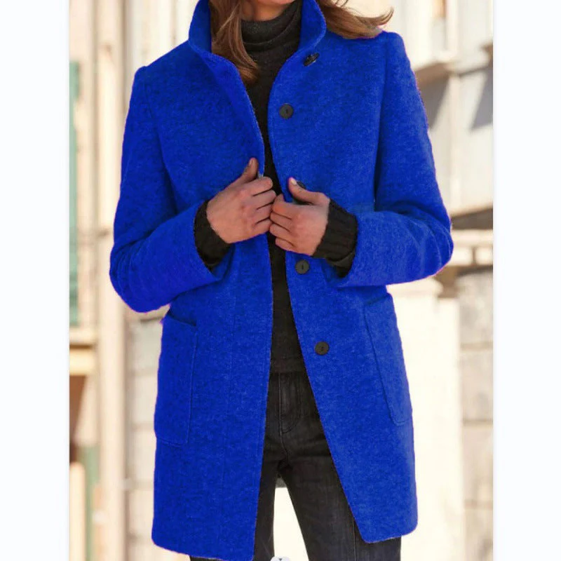 Vintora™ – Retro Damen-Windjacke mit Knöpfen und Stehkragen - Image 14