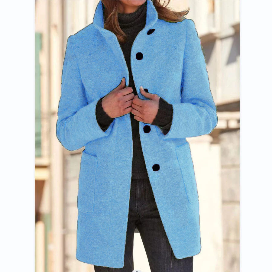 Vintora™ – Retro Damen-Windjacke mit Knöpfen und Stehkragen - Image 6