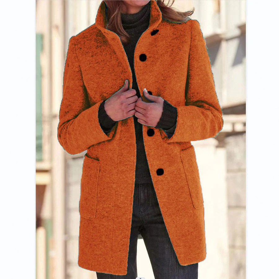 Vintora™ – Retro Damen-Windjacke mit Knöpfen und Stehkragen - Image 8