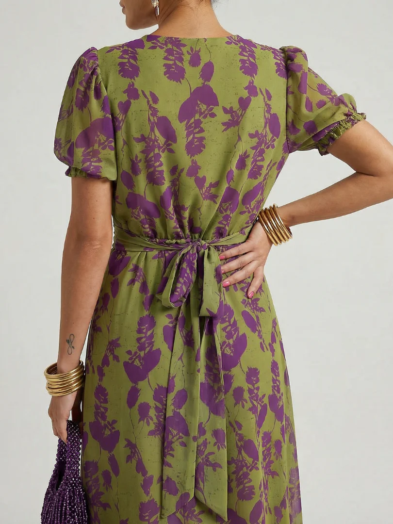 Virel - Lässiges Midikleid mit Blumenmuster - Image 4
