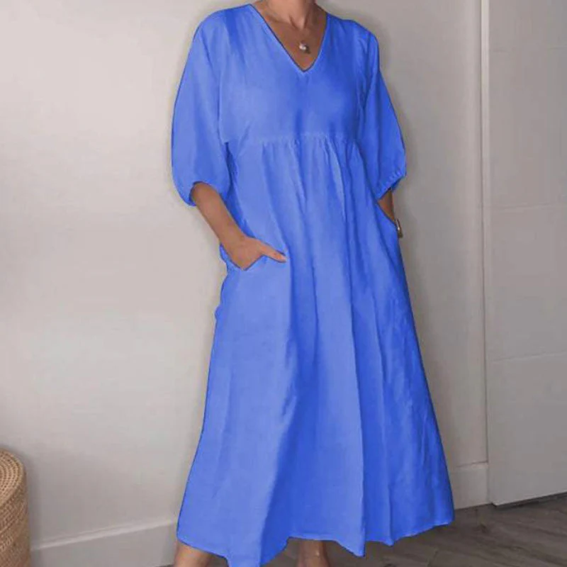 Willia™ – Bequemes, schickes Kleid mit V-Ausschnitt - Image 4