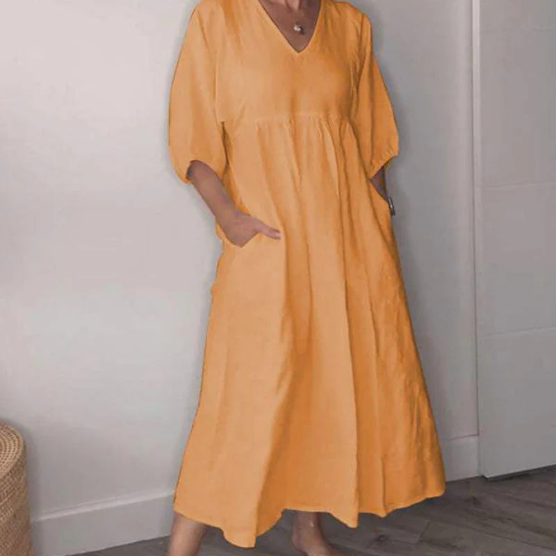 Willia™ – Bequemes, schickes Kleid mit V-Ausschnitt - Image 5