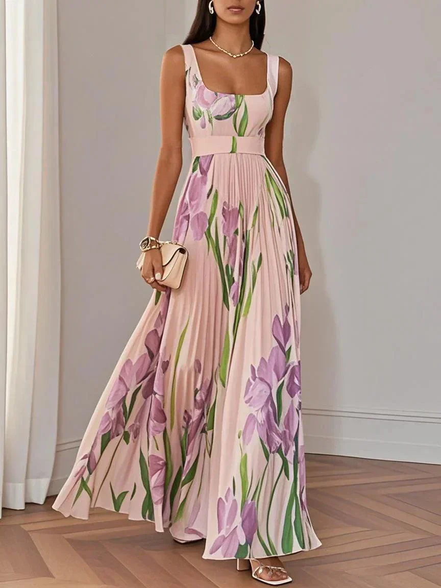 Yara™ - Maxikleid aus Plisseeschiffon - Image 5