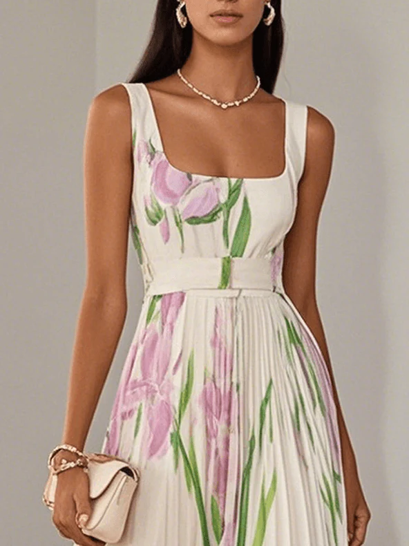 Yara™ - Maxikleid aus Plisseeschiffon - Image 6