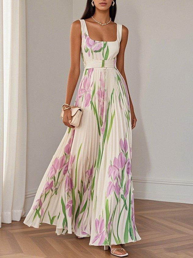 Yara™ - Maxikleid aus Plisseeschiffon - Image 8