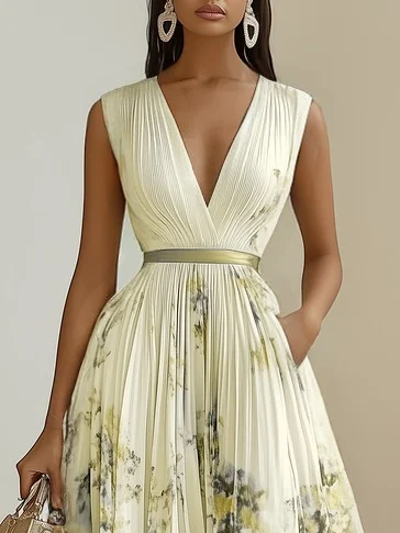 Yvete - Wickel Maxi Kleid - Image 6