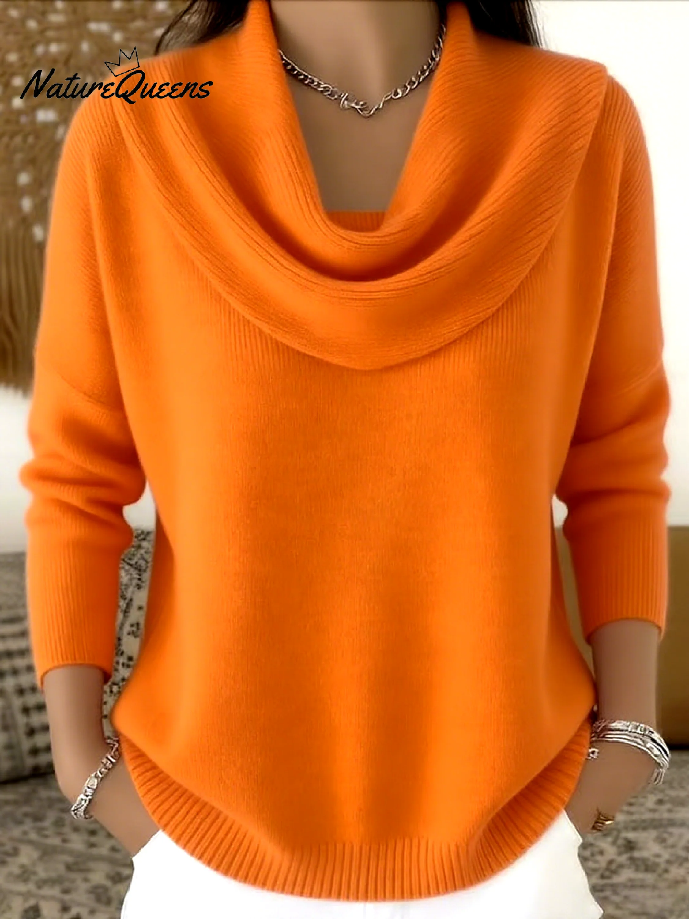 Eva™ | Zarte und elegante einfarbige Bluse mit Rüschen am Kragen - Image 4