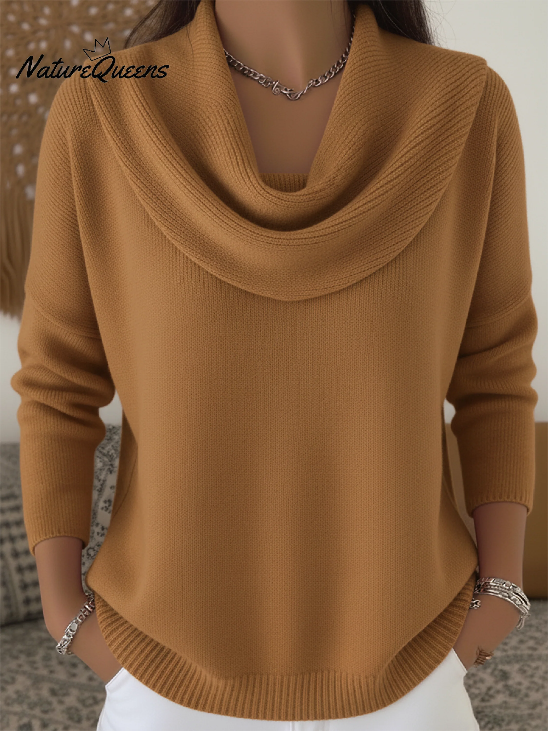 Eva™ | Zarte und elegante einfarbige Bluse mit Rüschen am Kragen - Image 5